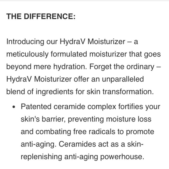 Lorde + Belle Hyrdra V Moisturizer Full Size Brand New Unopened - Picture 10 of 11